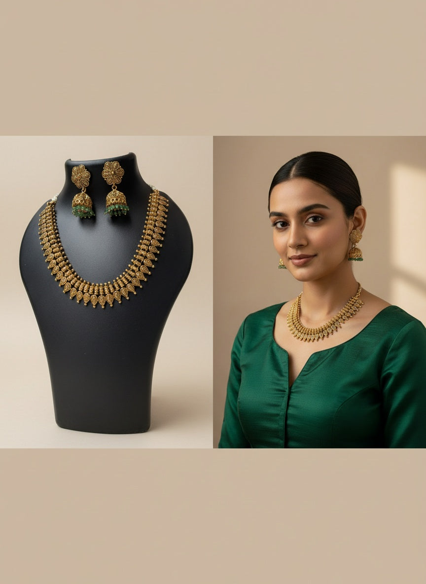Gold-Plated_Necklace Set